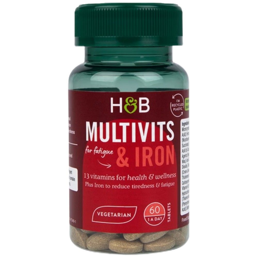 Multivits & Eisen - 60 Tabletten
