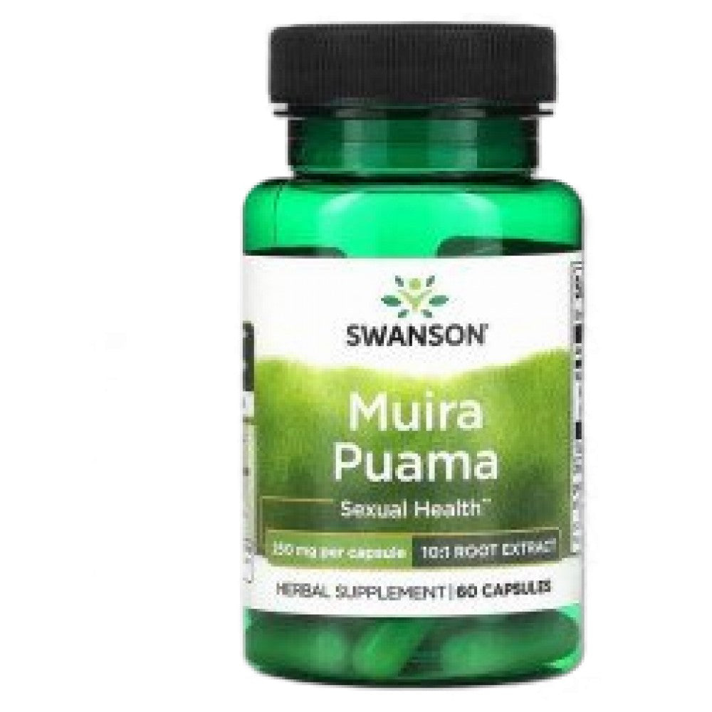 Muira Puama 250 mg | 10: 1 Extrakt 60 Kapseln