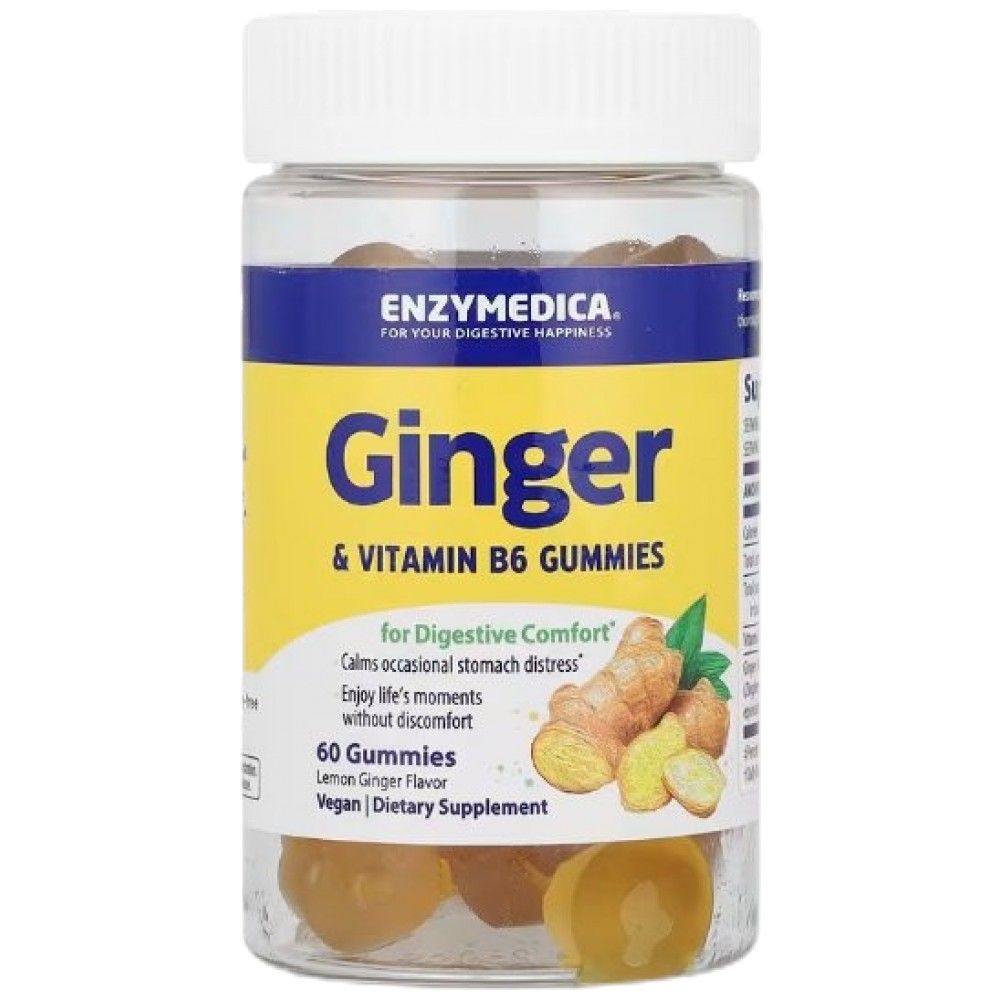 Ginger & Vitamin B6 Gummies - 60 Gummis