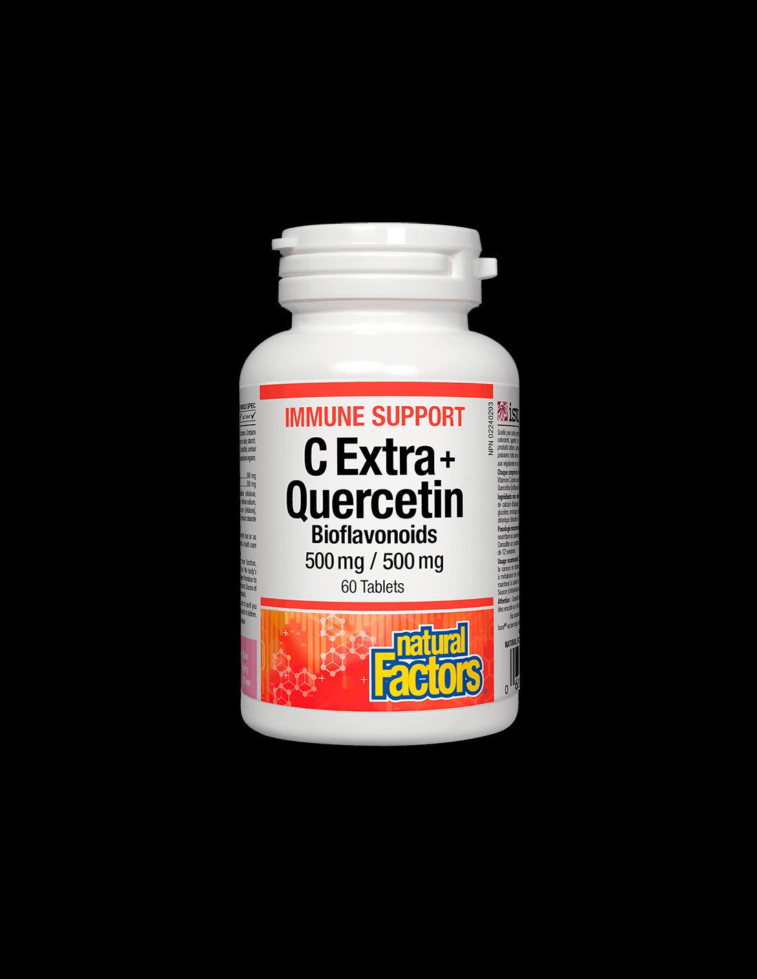 Immune Support C Extra + Quercetin 500 mg - 60 Tablets - Nutra Best Europe
