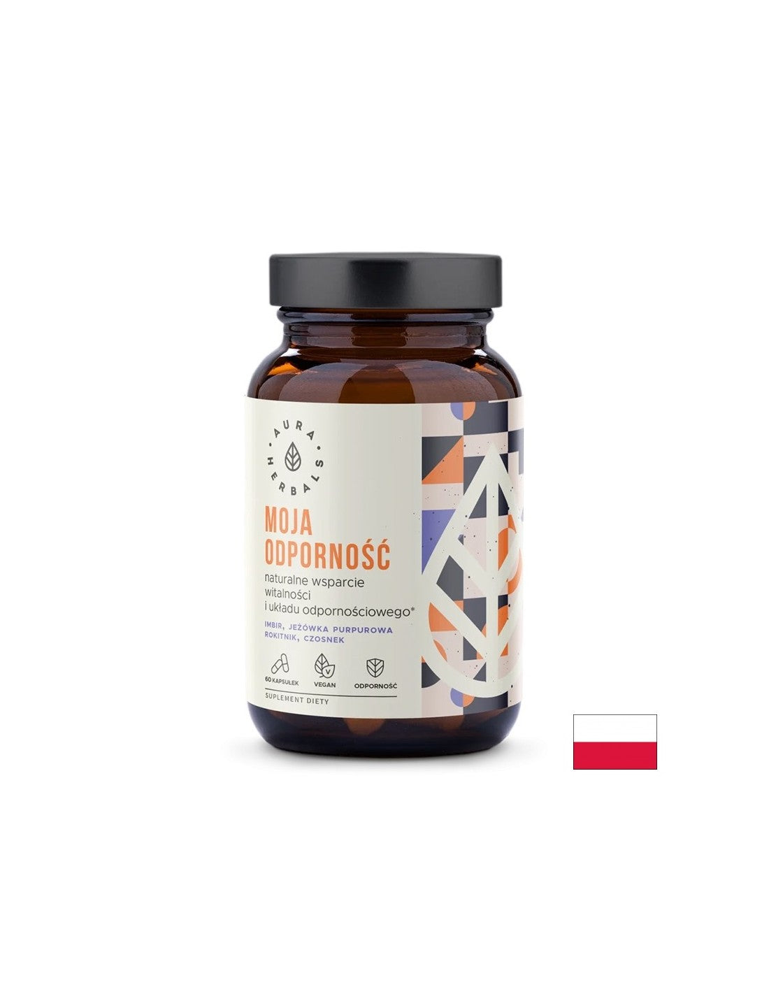 Immunität (Kräuterformel mit Echinacea, Ingwer, Knoblauch und Seebockdorn), 60 Kapseln