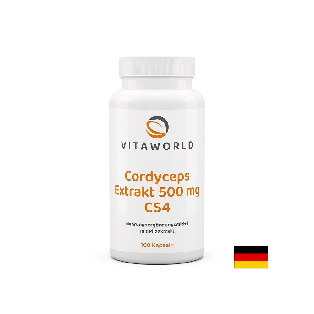 Immunität - Cordyceps Pilzextrakt CS4, 500 mg x 100 Kapseln