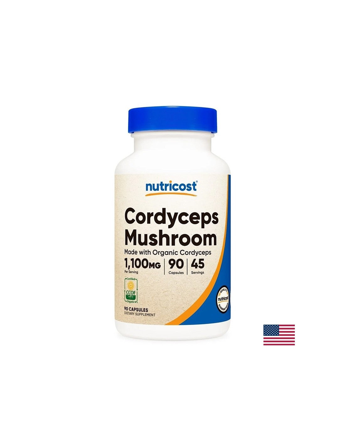 Immunität und Energie - Cordyceps, 550 mg x 90 Kapseln