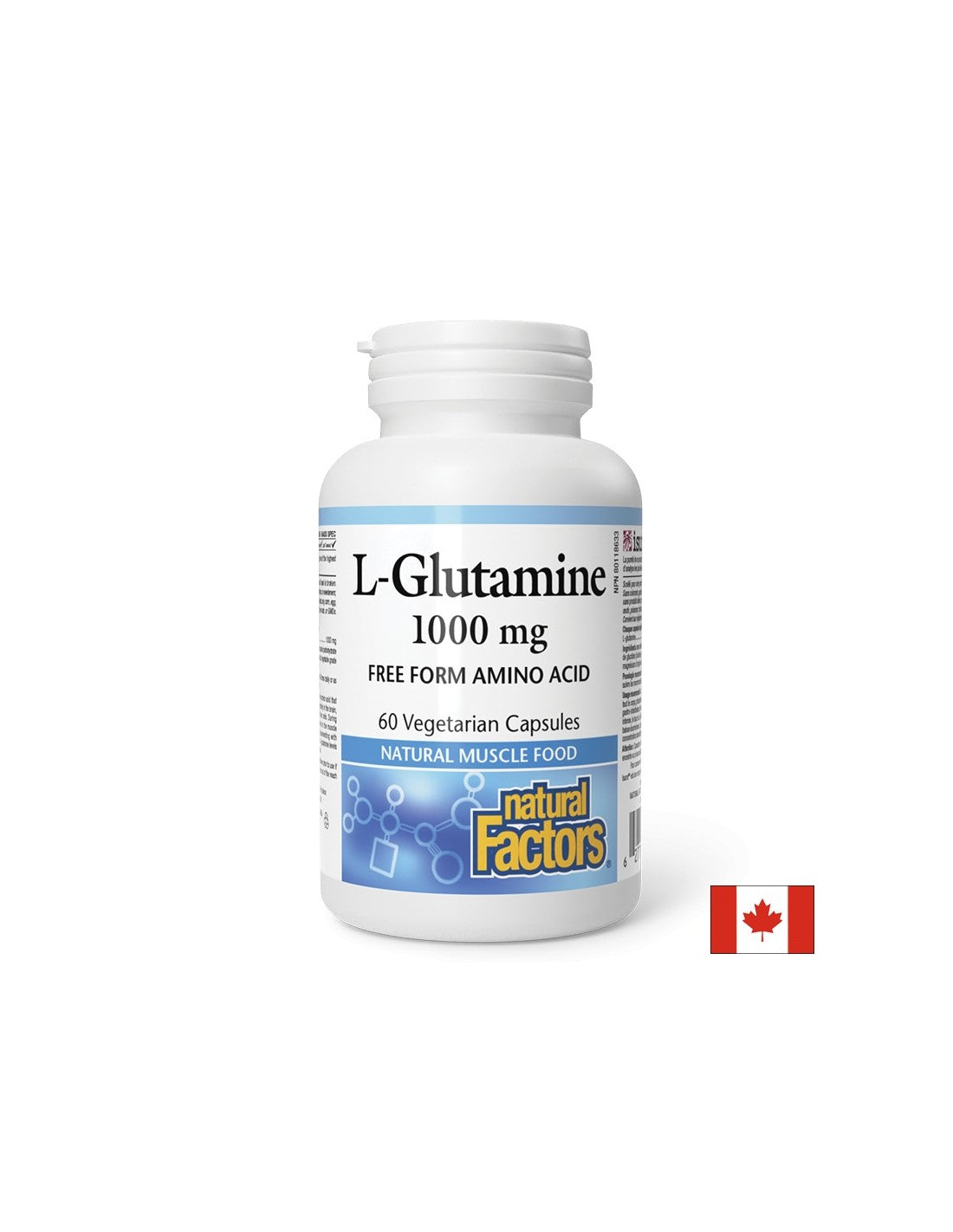 L -Glutamin 1000 mg - 60 Kapseln