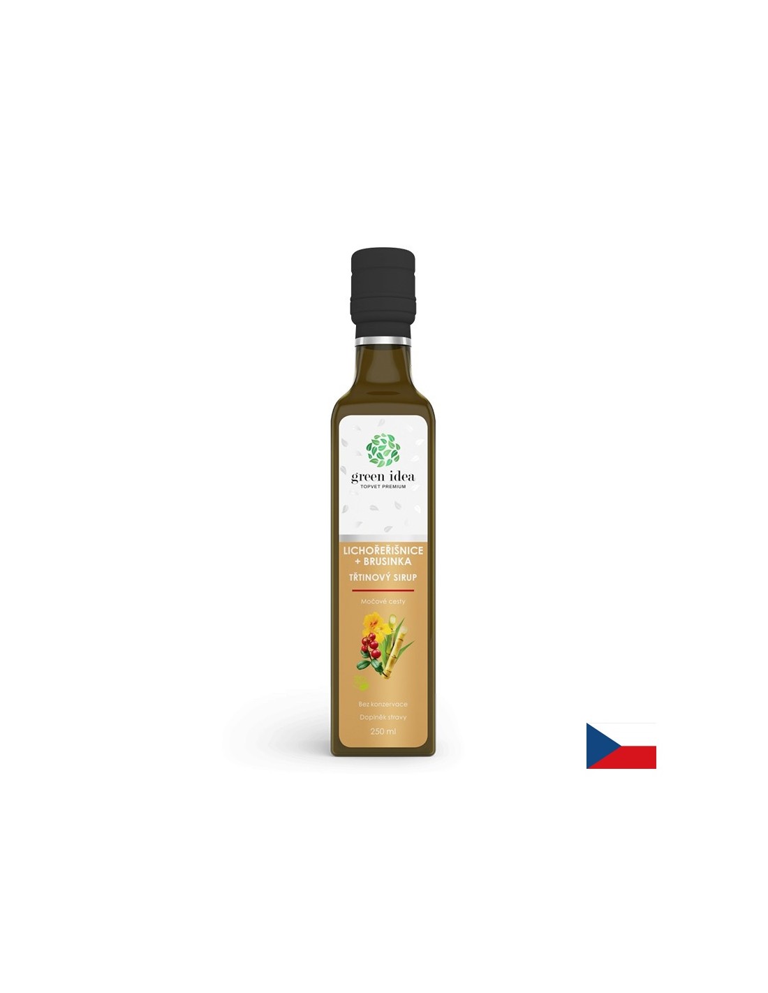 Rohrsirup mit Lingonberry und Cranberry - Gesundheit und Immunität im Urin, 250 ml, mit Dosierung