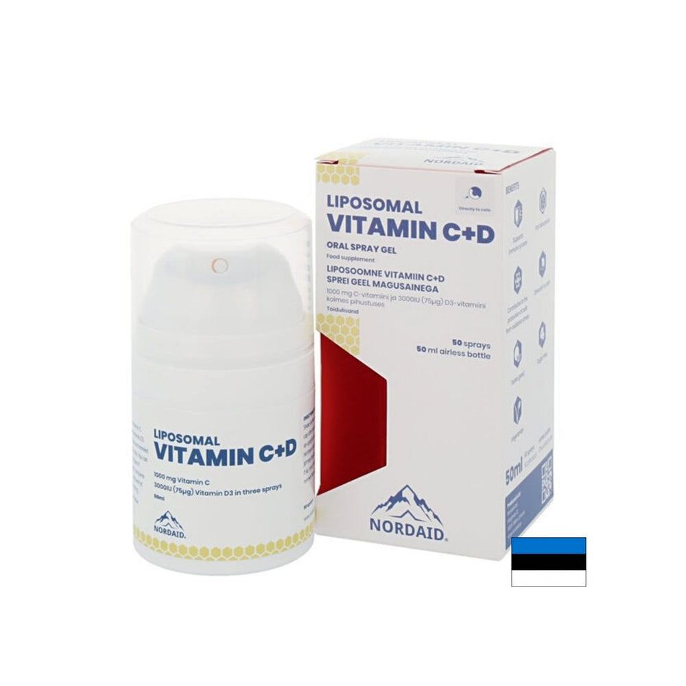 Immunität - Liposomales Vitamin C + D3, Mundspraygel, 50 ml