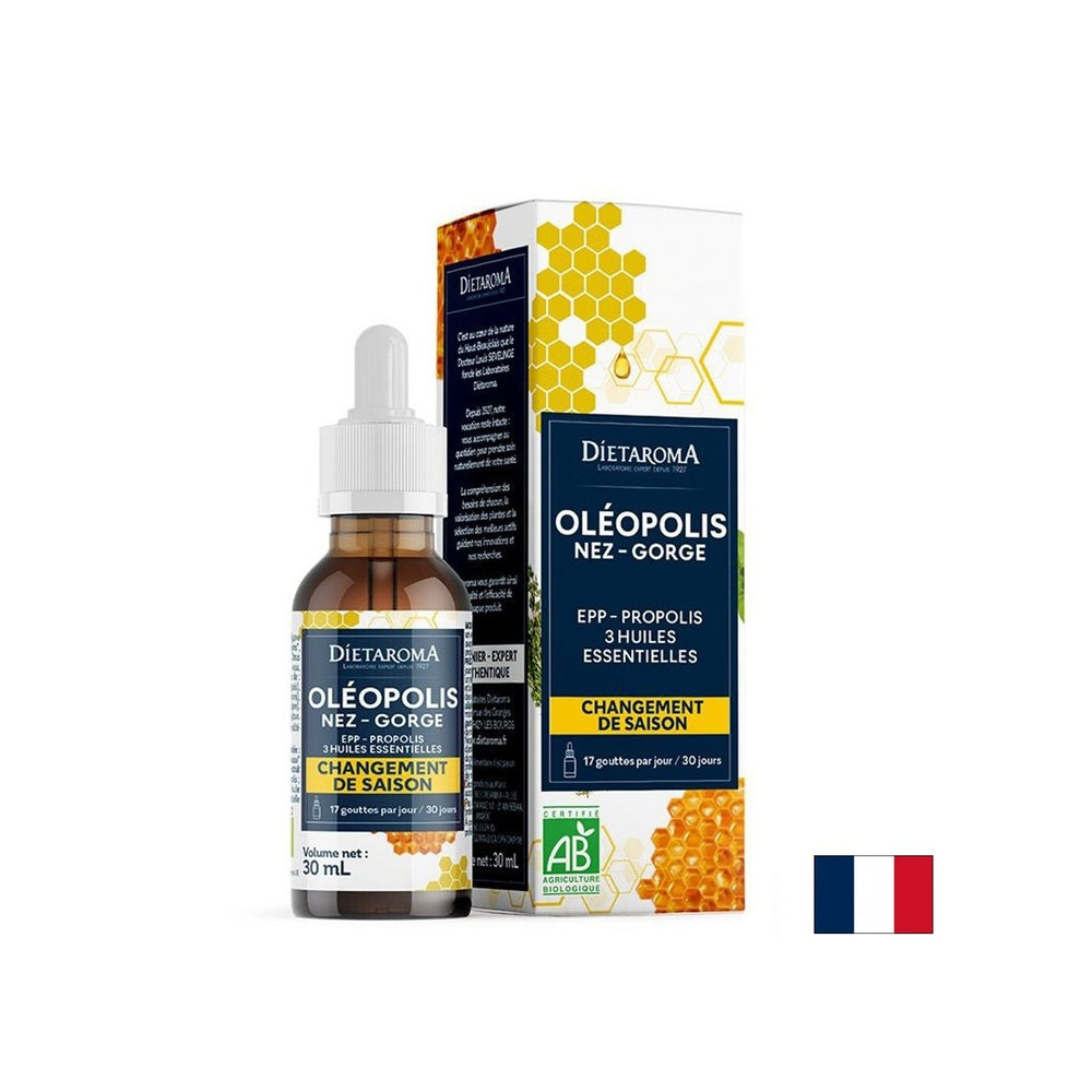 Immunität - Oleopolis (mit Grapefruit -Extrakt, Propolis, Thymian, Oregano und Kampferholz), 30 ml Tropfen (alkoholfrei)