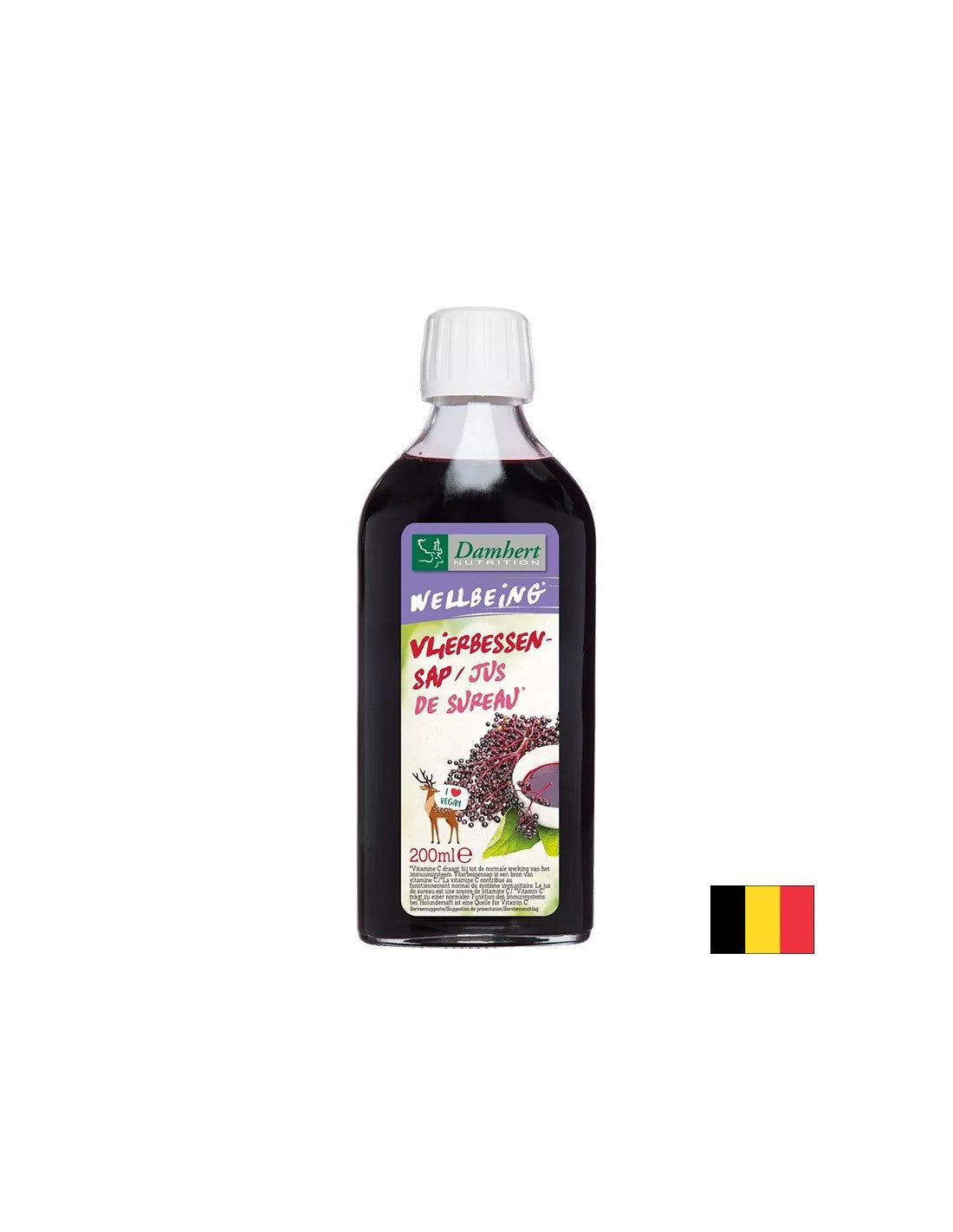 Immunität - schwarzer Elderberry -Saft, 200 ml