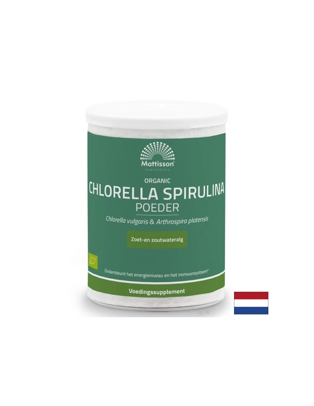Immunität, Super -Antioxidans - Chlorella + Spirulina Bio, 125 g Pulver