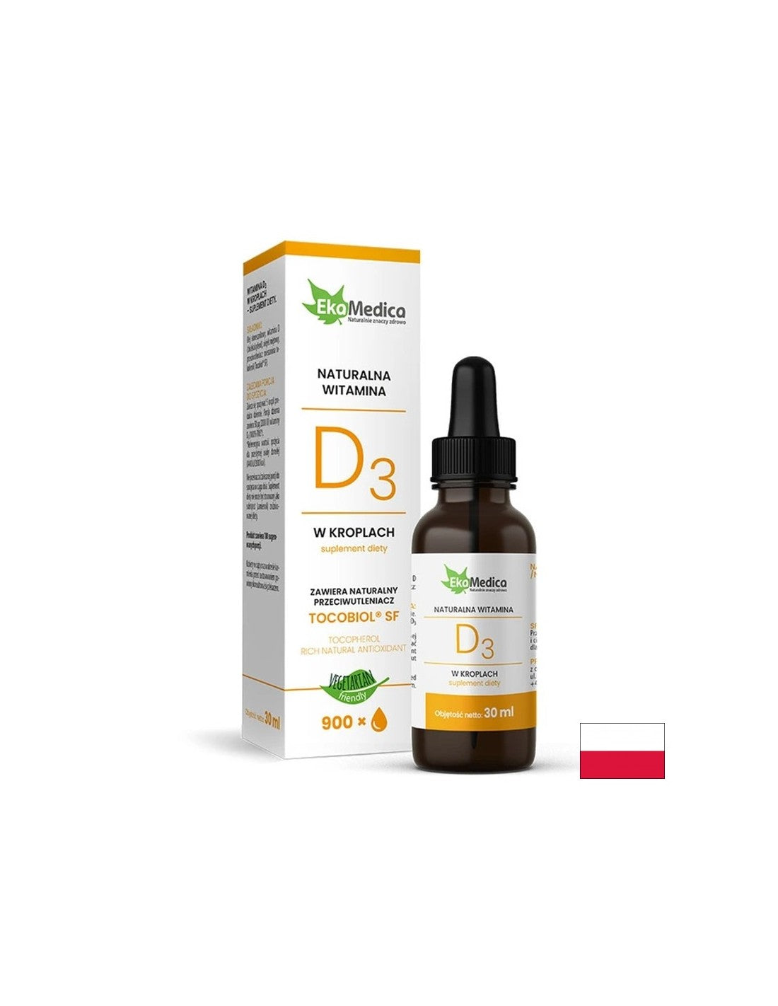 Immunität - Vitamin D3, 400 IU x 30 ml Tropfen