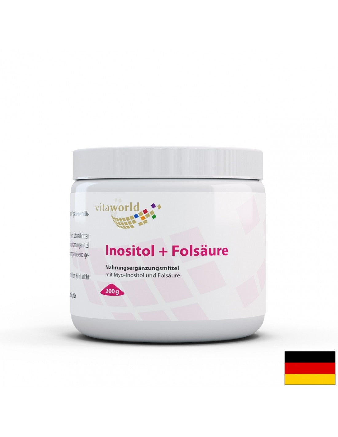 Myo Inositol + Folsäure, 200 g Pulver