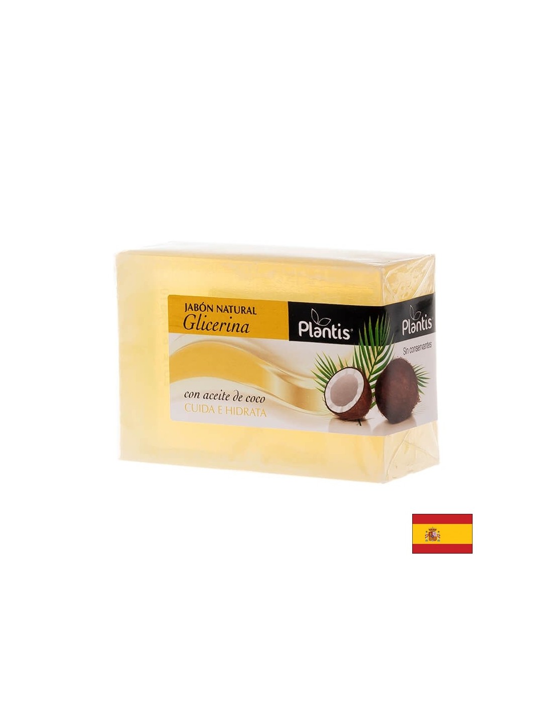 Natürliche Seife von Glycerin mit Kokosnussöl - Plantis®, 100 g