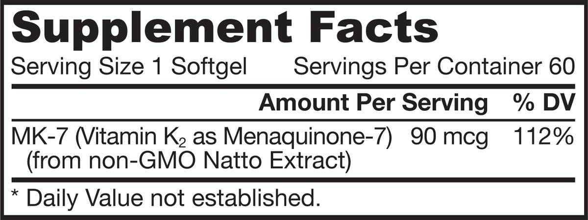MK -7 90 MCG - 60 Gelkapseln