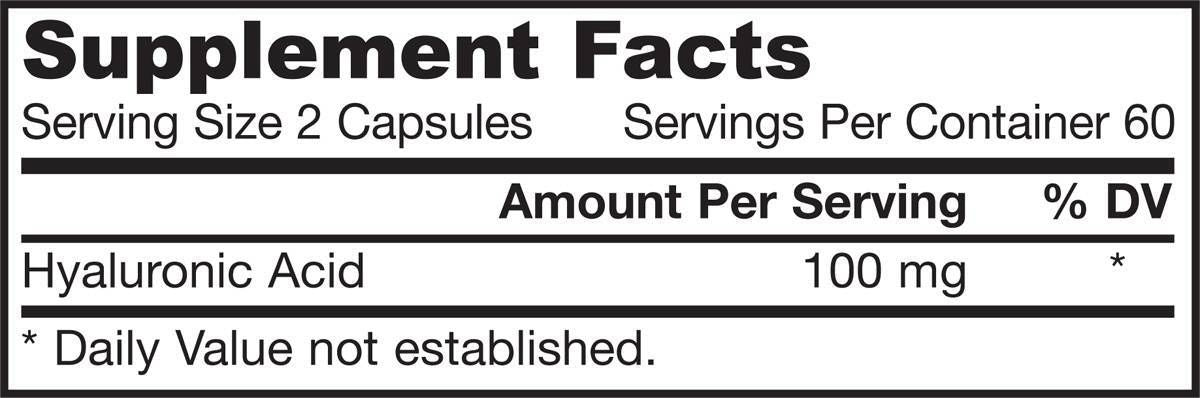 Hyaluronsäure 50 mg - 60 Kapseln