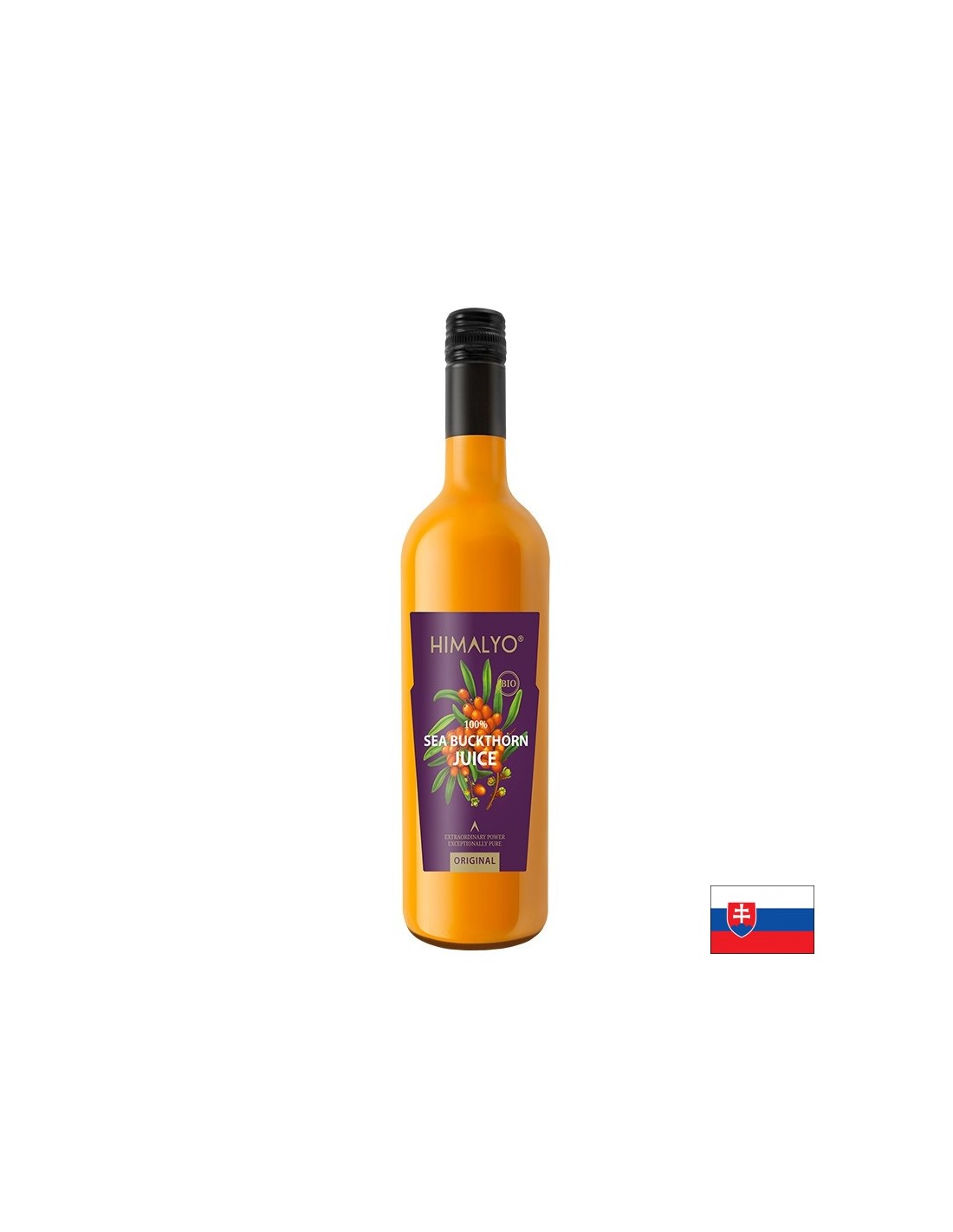 Bio -Seekorndornsaft - Antioxidans - Anti -Aging und Stoffwechsel, 750 ml, 30 Portionen