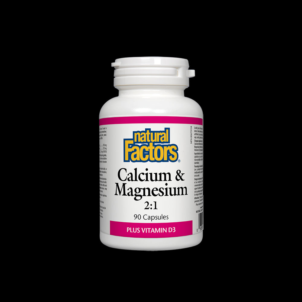 Calcium & Magnesium mit Vitamin D3 376 mg - 90 Kapseln