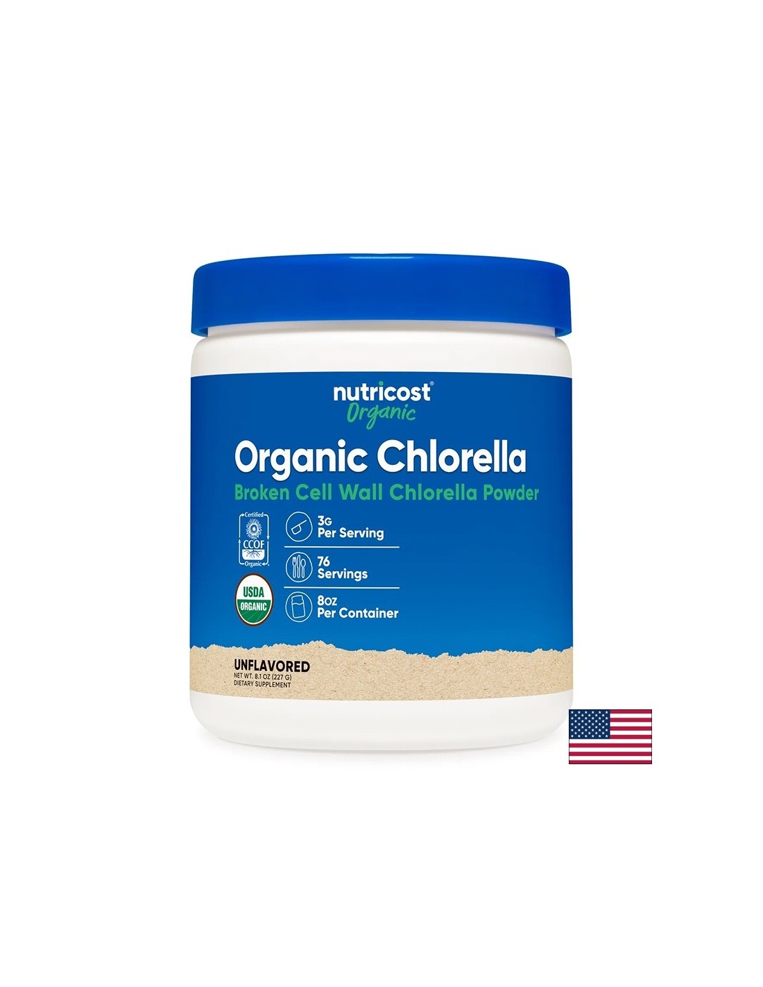 Chlorella - Entgiftung und natürliche Energie, 227 g Pulver