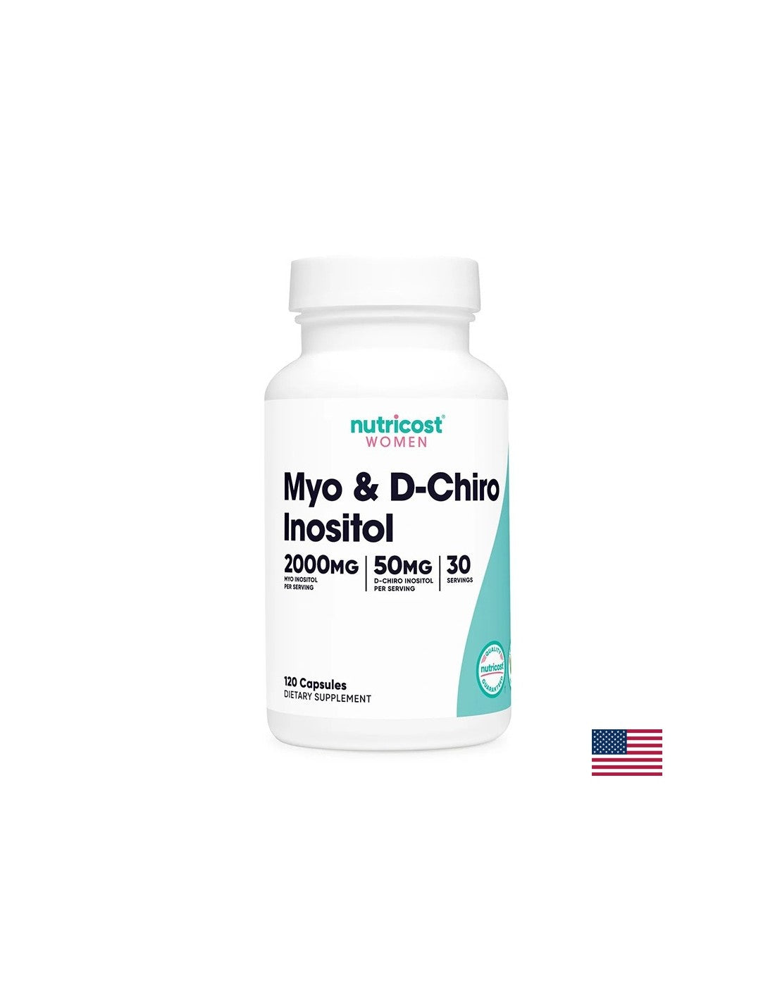 Hormonales Gleichgewicht - Myo & D -Chiro Inositol, 120 Kapseln