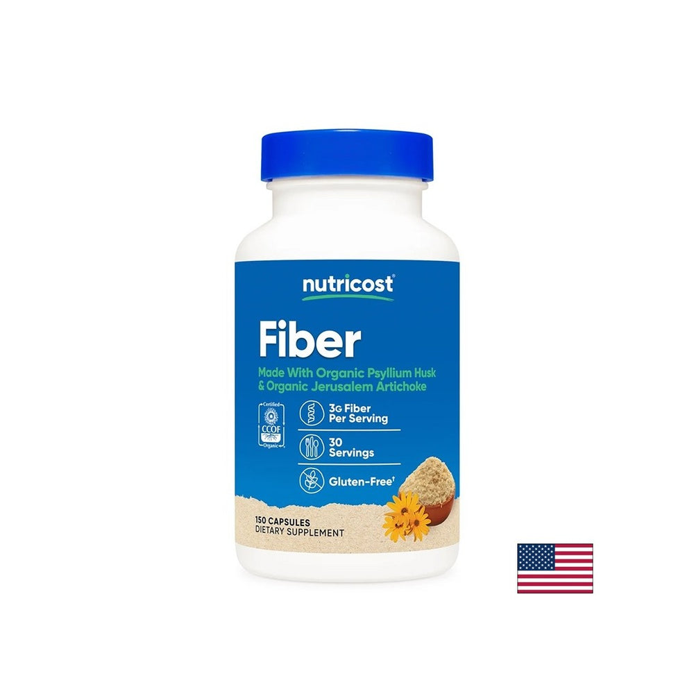 Husk + Jerusalem Artischocken (Erdapfel) - Darmkomfort und Faser für gute Verdauung, 150 Kapseln