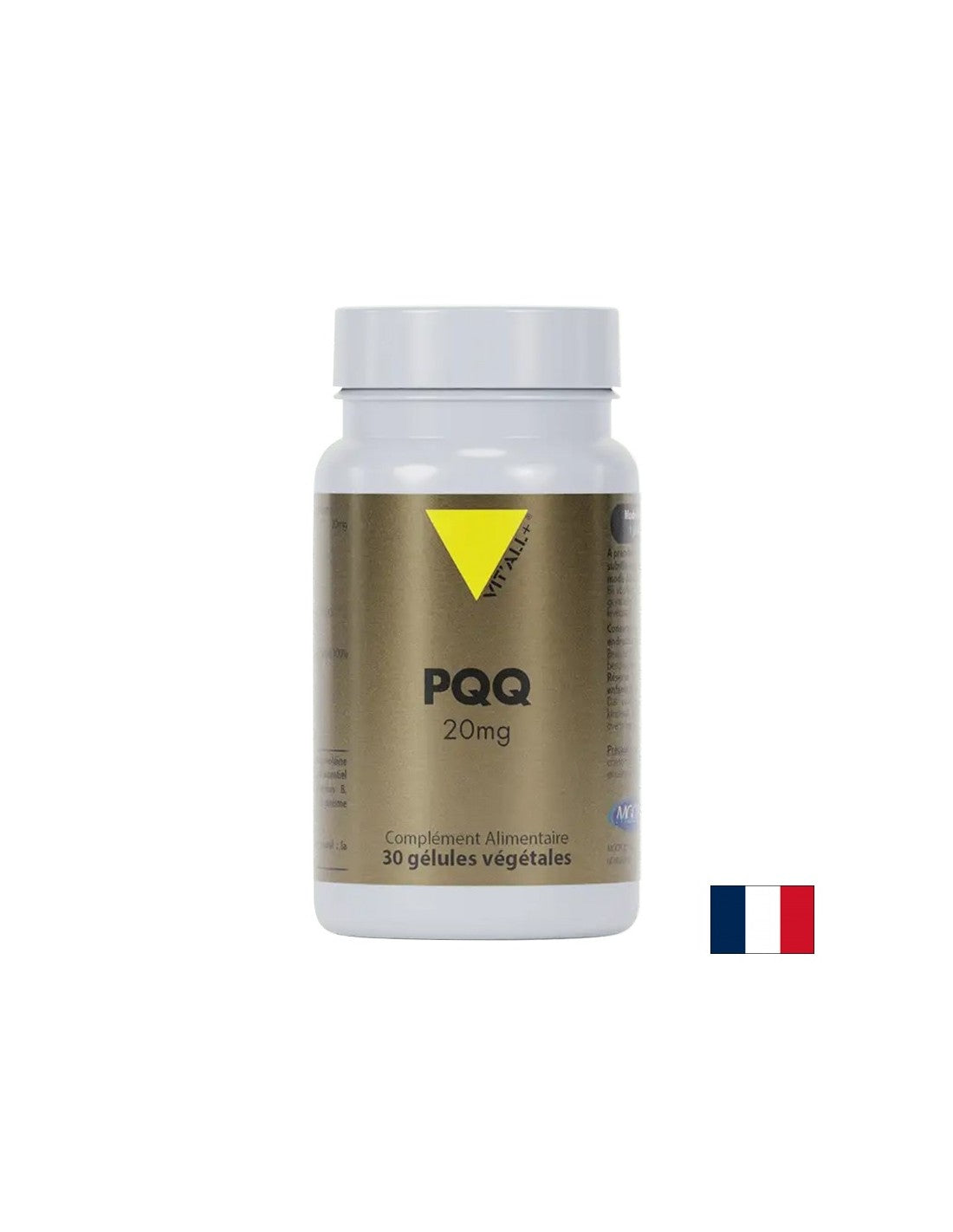 Zellgesundheit, Herz- und Gehirnfunktion - Pyrrolochinolin -Quinon PQQ, 20 mg, 30 Kapseln