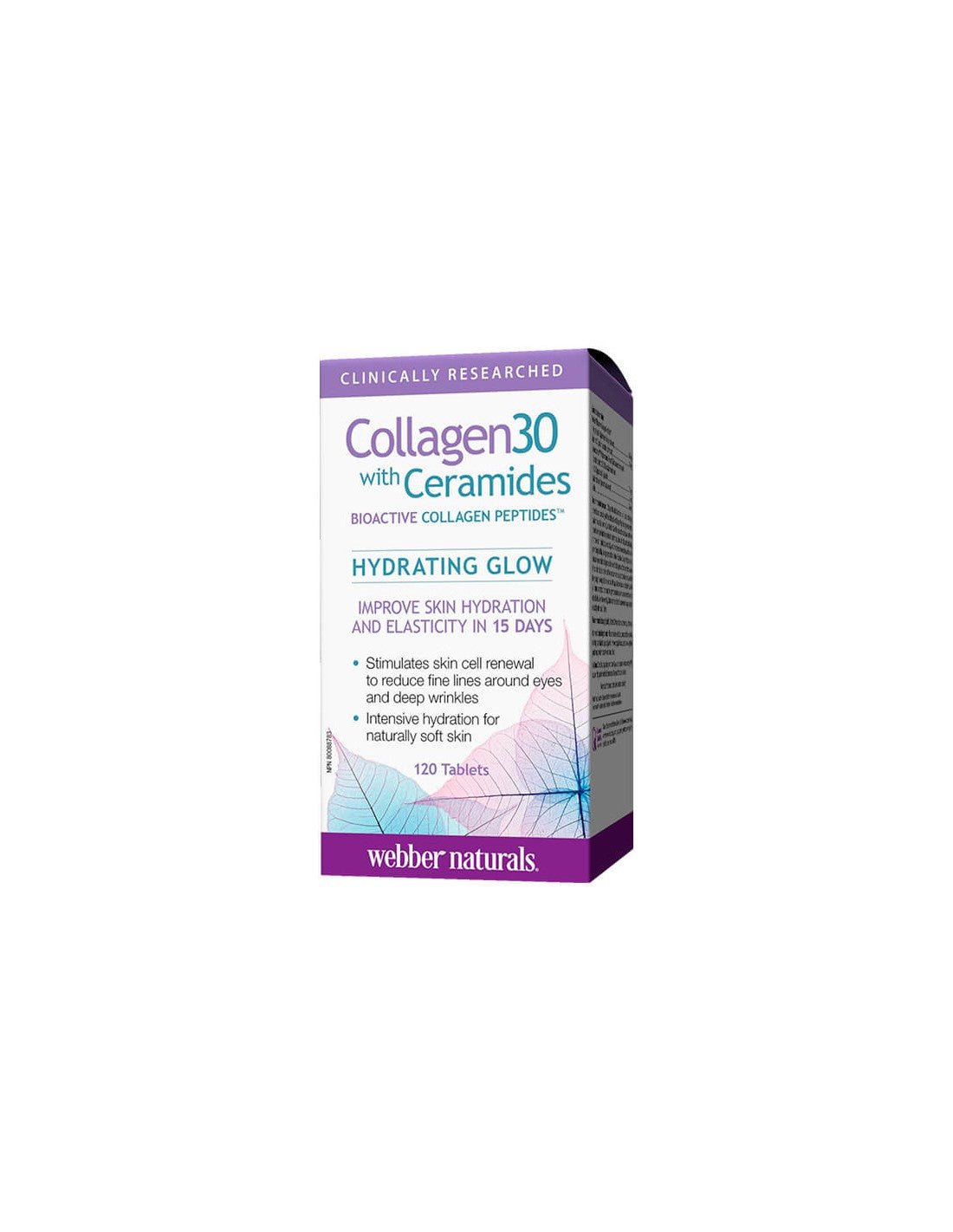 Collagen30® with Ceramides - Collagen + Ceramides, 120 tablets Webber Naturals - Nutra Best Europe