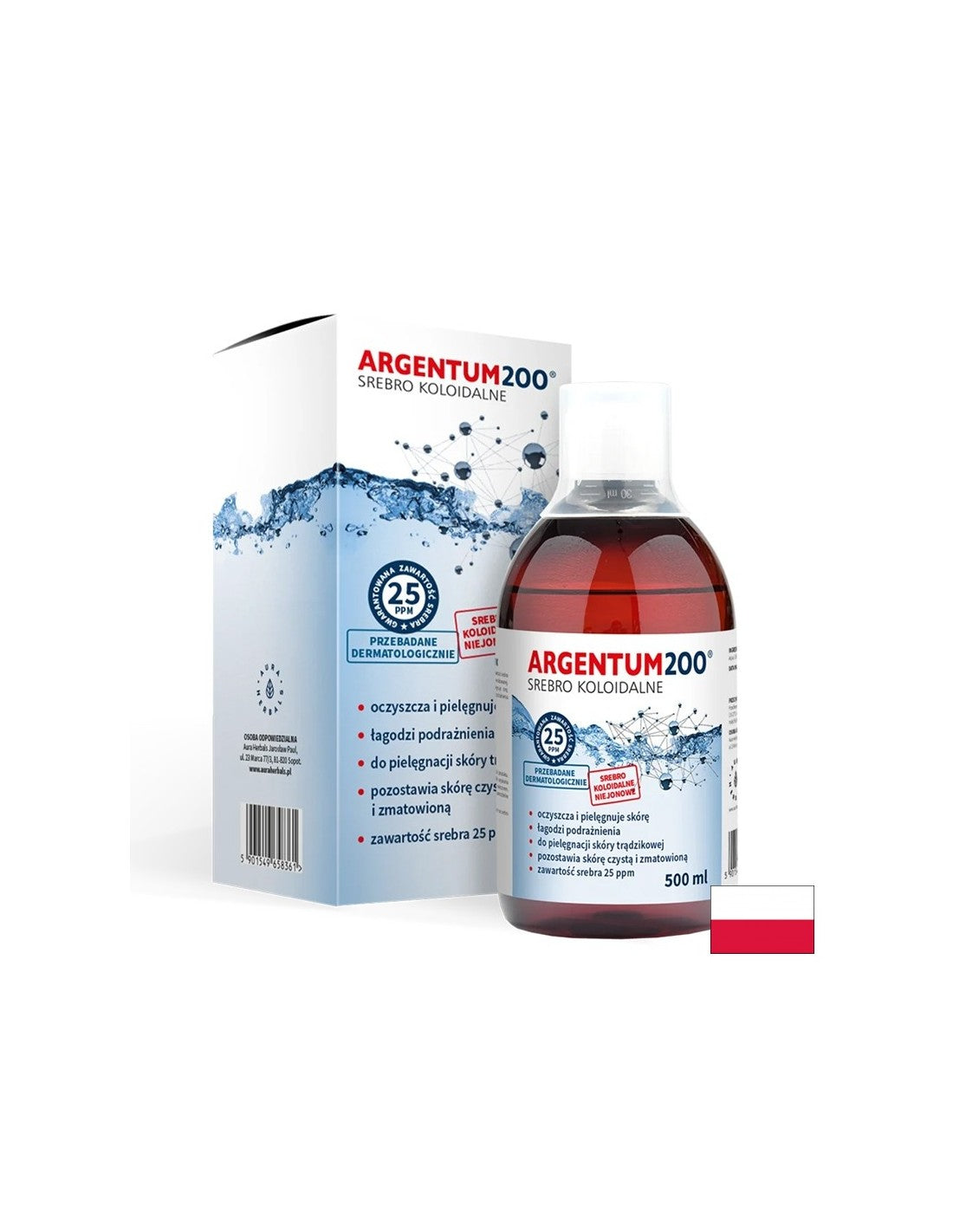 Kolloidales Silber argentum200®, 25 ppm, 500 ml