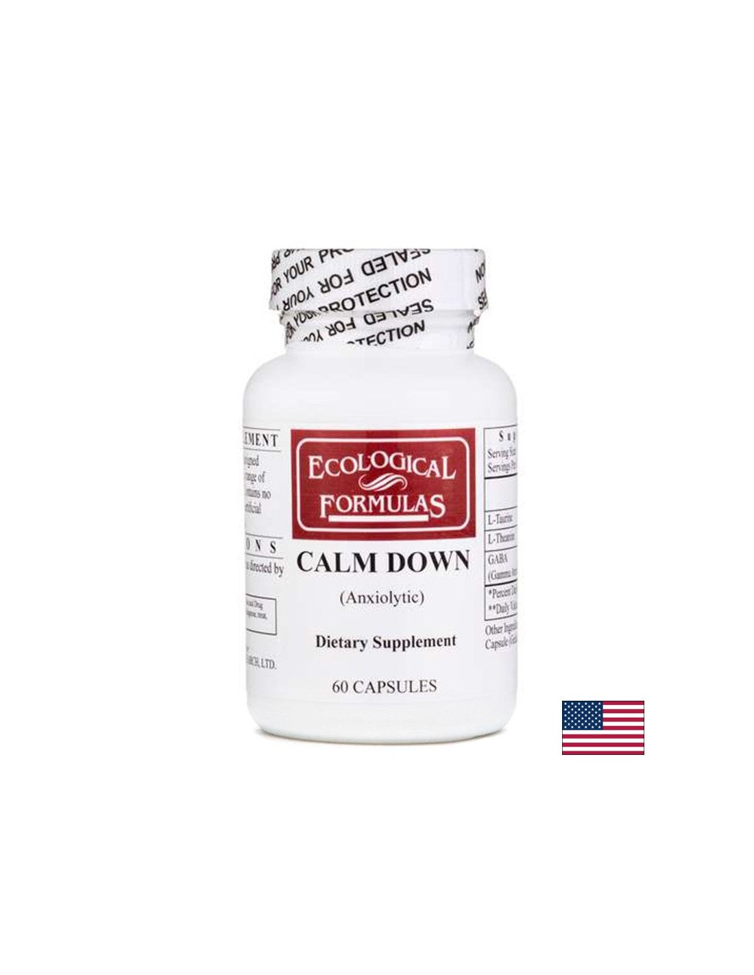 Nervensystemkomplex (mit L-Taurin, L-Theanin und GABA), 60 Kapseln