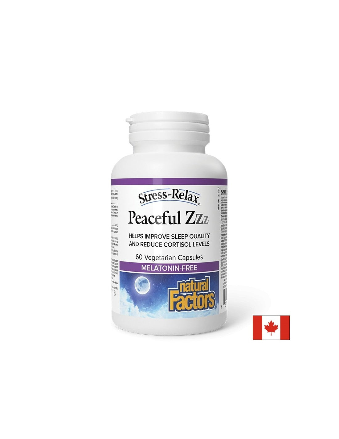 Cortisol -Gleichgewicht und erholsame Schlafstress -Relax® - Ruhige Schlaf und hormonelles Gleichgewicht, 60 Kapseln