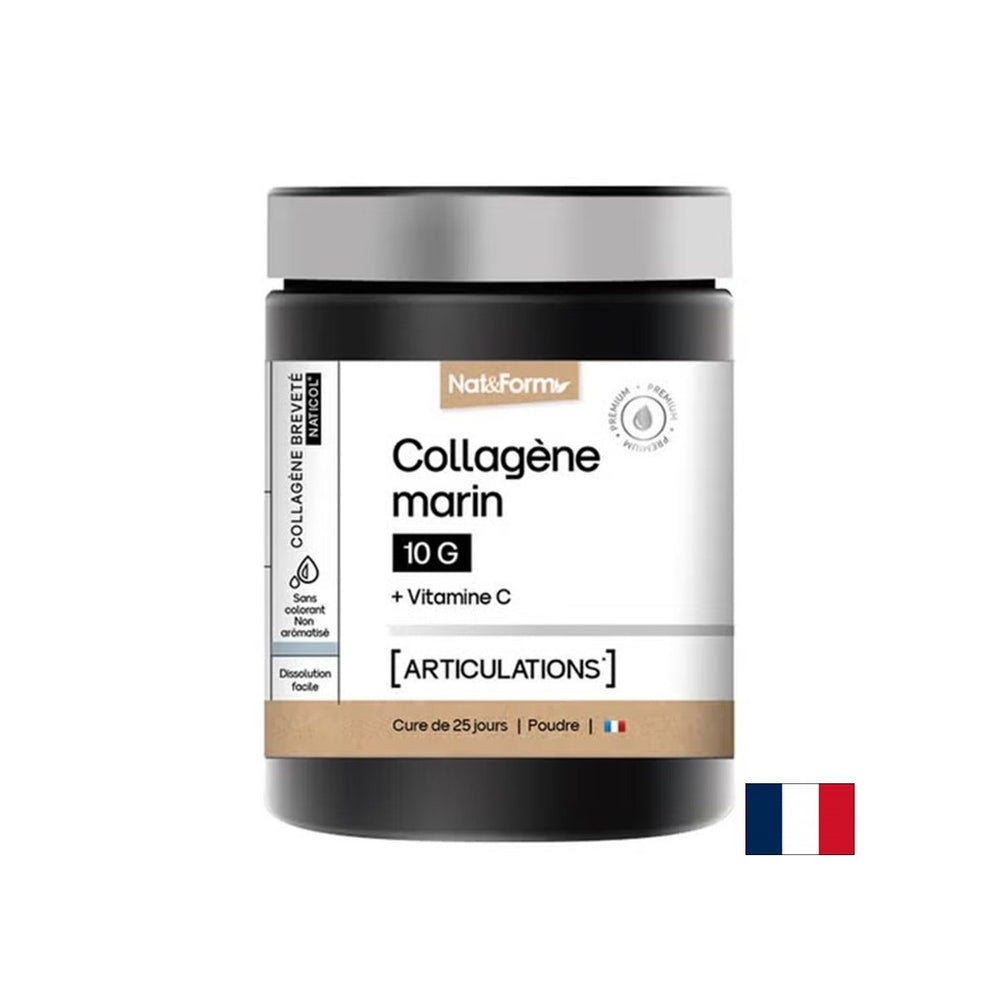 Haar und Haut - hydrolysiertes Meereskollagen + Vitamin C, 252 g Pulver