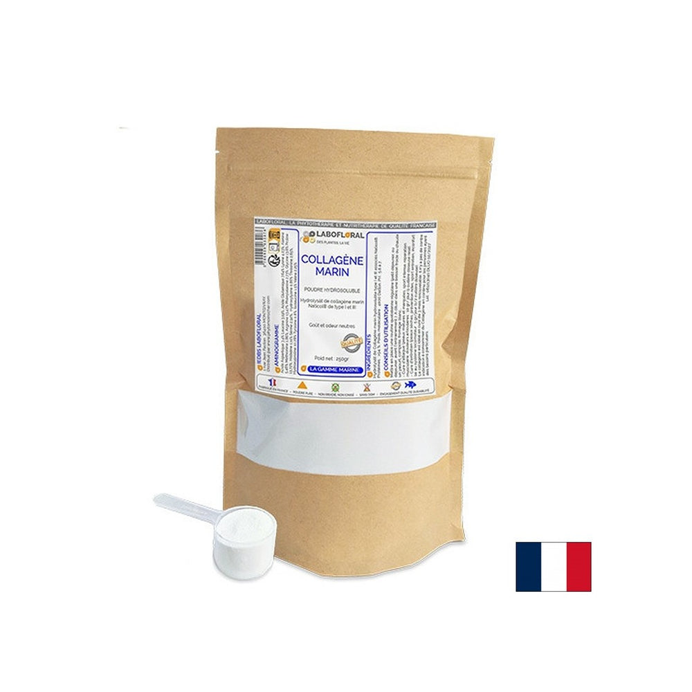 Haare, Haut und gesunde Gelenke - hydrolysierte marine Kollagen Naticol® (Typ I, III), 250 g Pulver