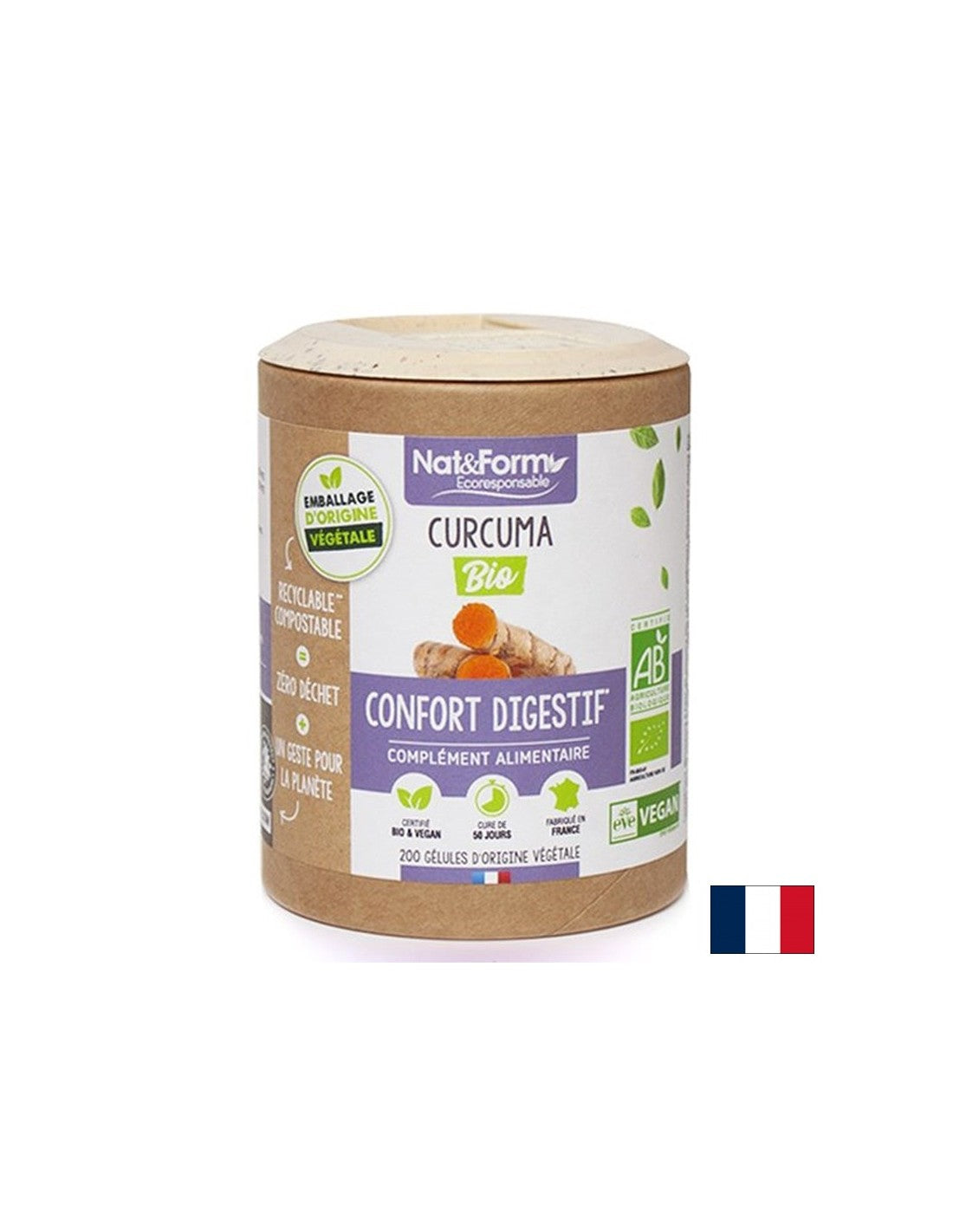 Knochen und Gelenke - Kurkuma (Wurzel), 300 mg x 200 Kapseln