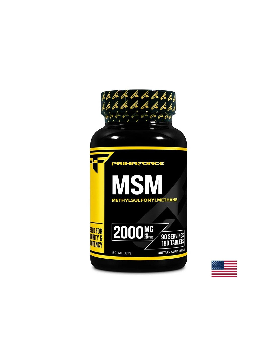 Knochen und Gelenke-MSM (Methylsulfonylmethan), 1000 mg x 180 Tabletten