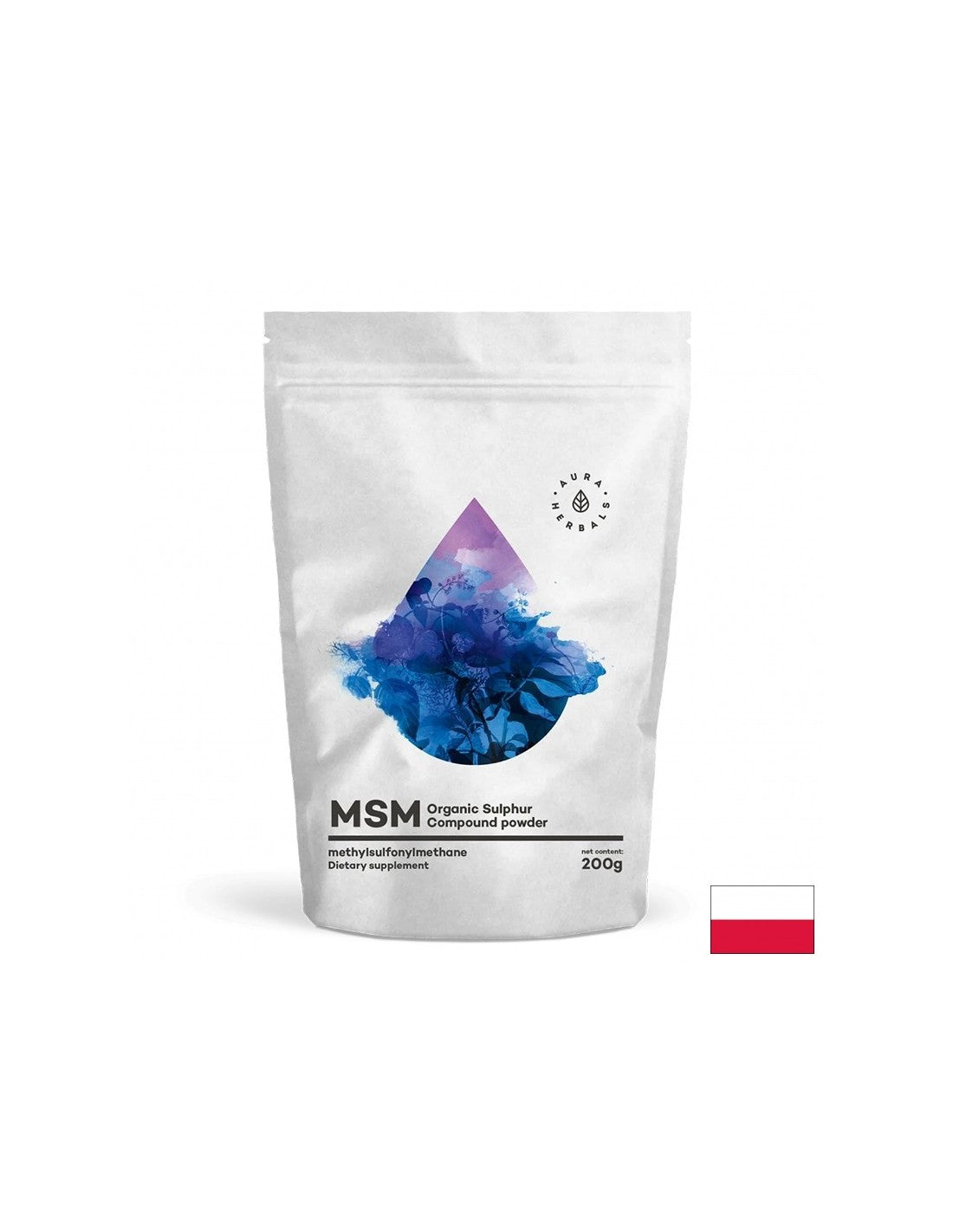Knochen und Gelenke - MSM (Methylsulfonylmethan), 200 g Pulver