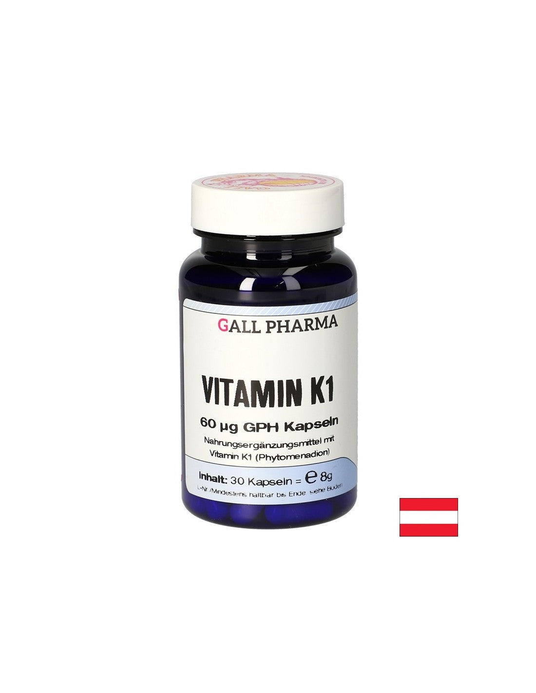 Knochensystem - Vitamin K1, 60 µg x 30 Kapseln