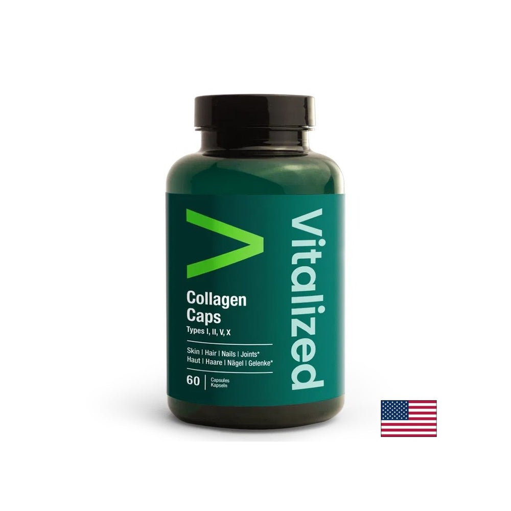 Schöne Haut - gesunde Gelenke - Marine Kollagen + Eiermembran, Eierschalen, Vitamin C und Zink, 60 Kapseln