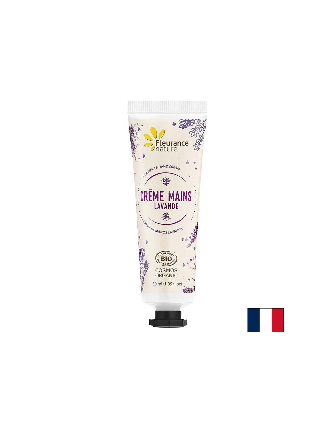 Handcreme mit Lavendel, Aloe Vera und Shea Butter, 30 ml Flouring Nature