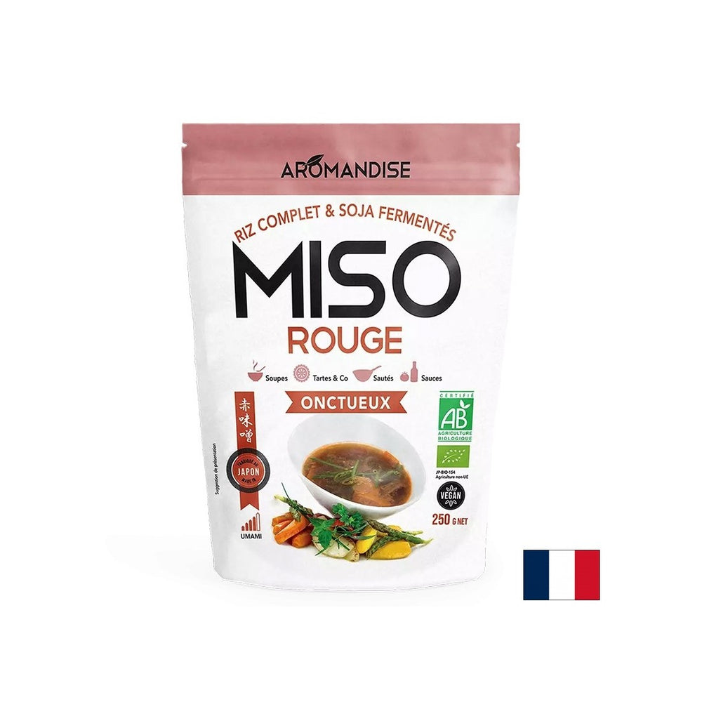 Creamy Red Miso mit einem starken Umami -Geschmack - zum Herstellen von Suppen, Gerichten, Brühen, Saucen, 250 g