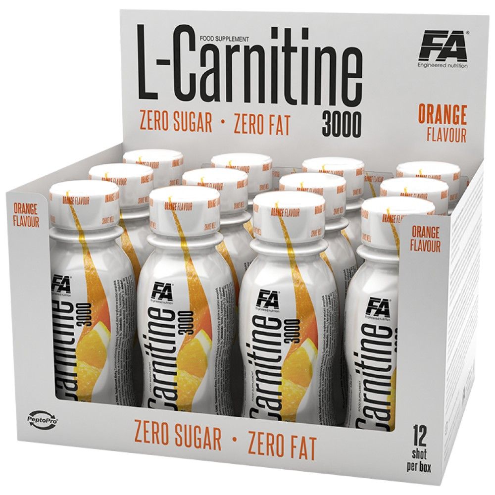 L -Carnitin -Schuss 3000 - 12 x 100 ml