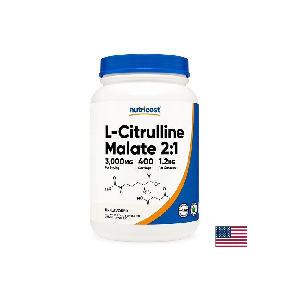 L -Citrullin (Malat) - Ausdauer und Muskelwiederherstellung, 1,2 kg Pulver