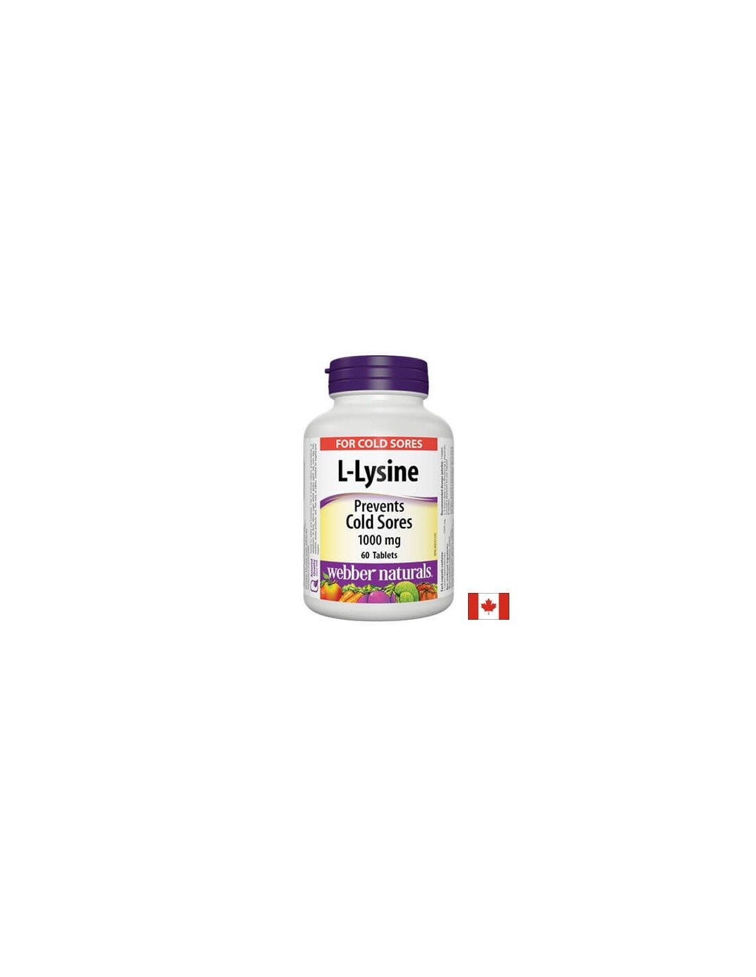 L-Lysin/ L-Lysin 1000 mg x 60 Tabletten <tc>Webber Naturals</tc>