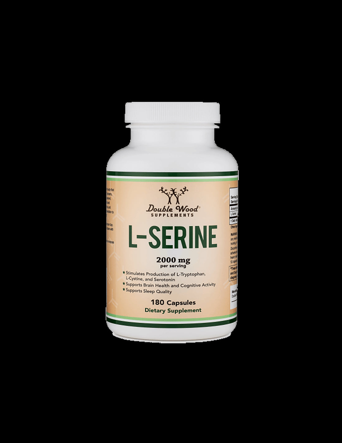 L-Serine, 180 capsules Double Wood - Nutra Best Europe