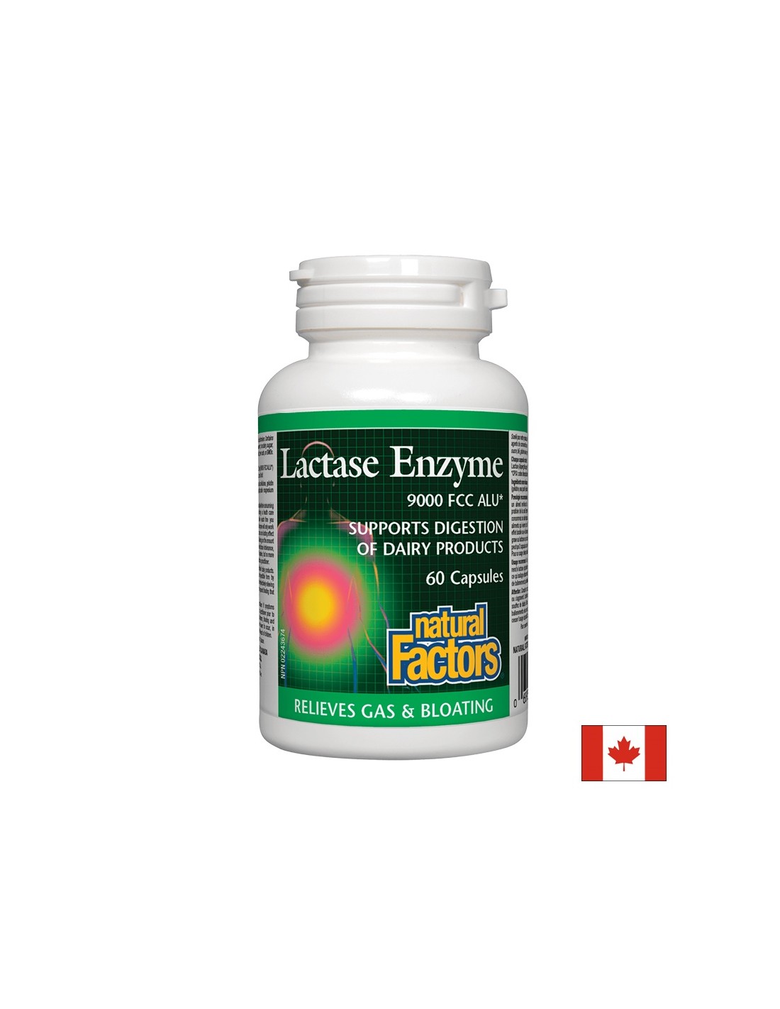 Lactase -Enzym 250 mg - 60 Kapseln