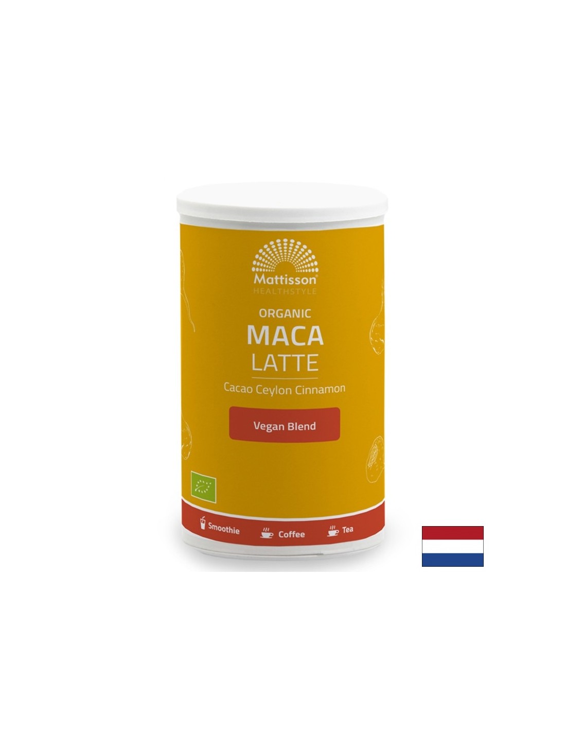 Latte mit Kakao, Maca, Lucuma und Ceylon Cinnamon Organic, 160 g, Pulver