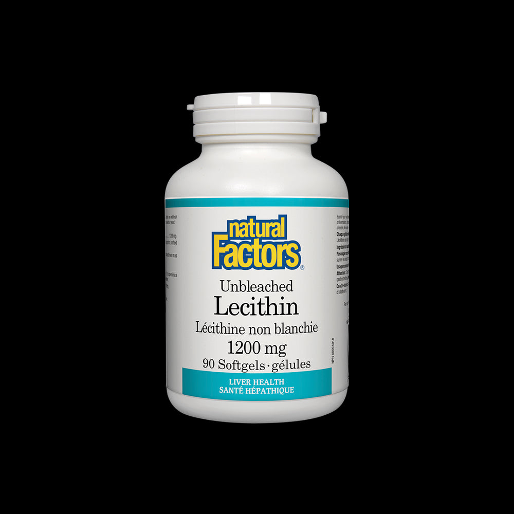 Ungebleichtes Lecithin 1200 mg - 90 Gelkapseln