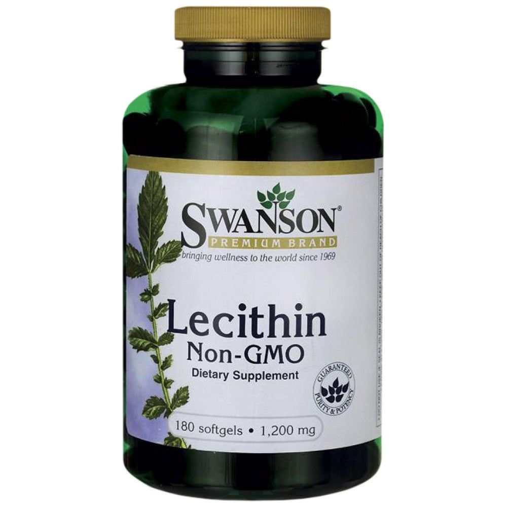 Lecithin Nicht-GMO 1200 mg 180 Gelkapseln