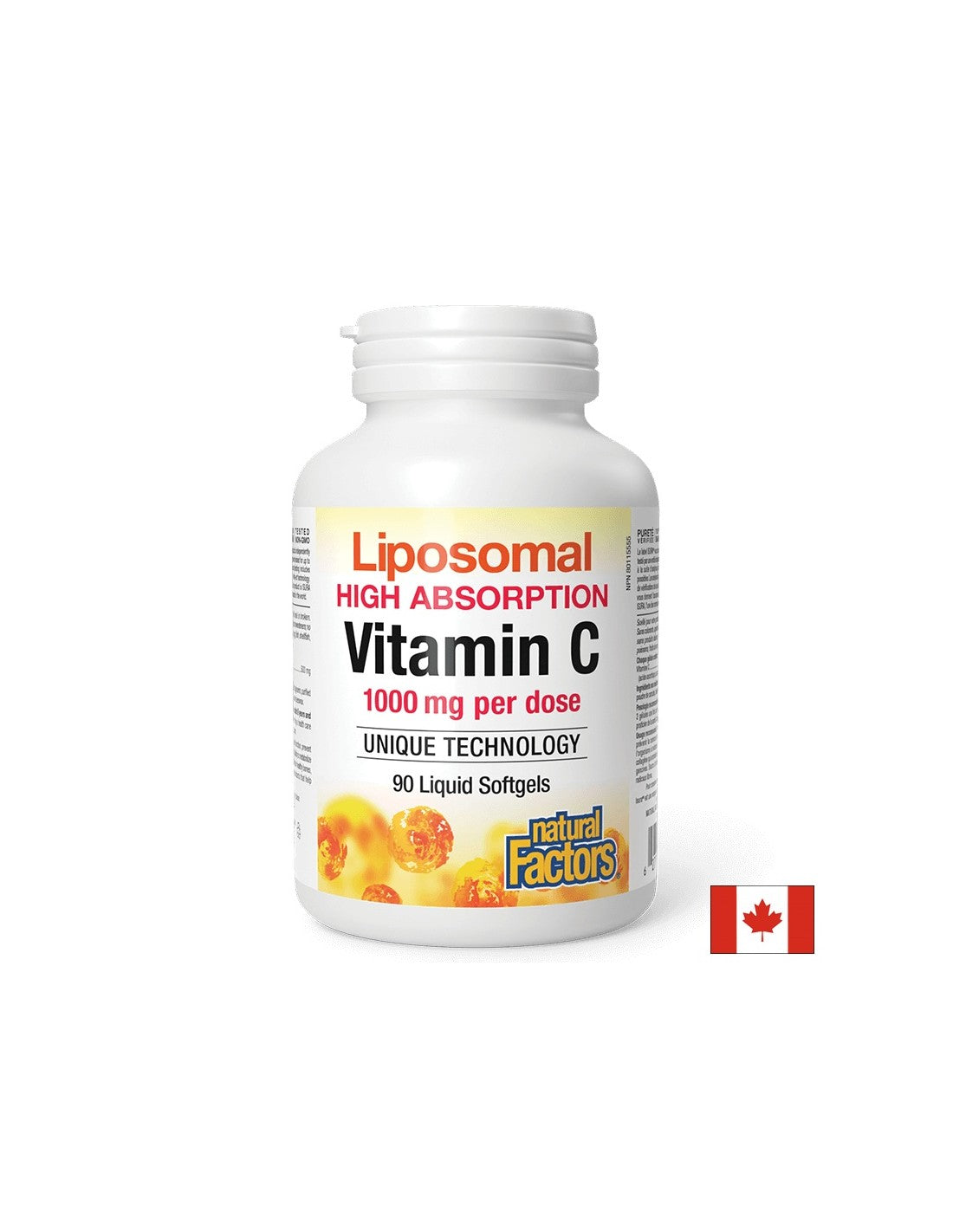 Vitamin C 500 mg | Liposomale hohe Absoprion - 90 Gelkapseln