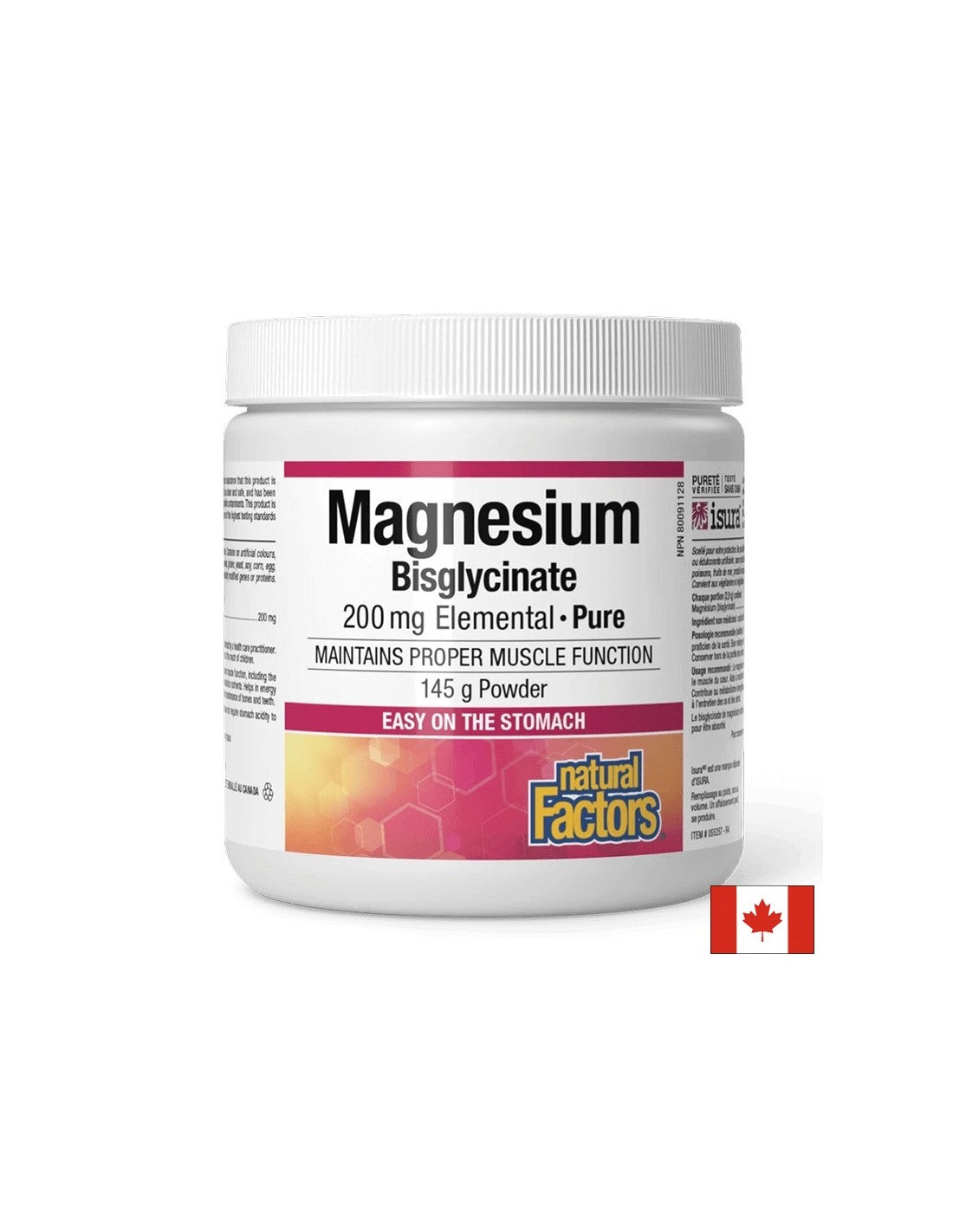 Magnesium (Bisglycinat), 200 mg x 120 g Pulver