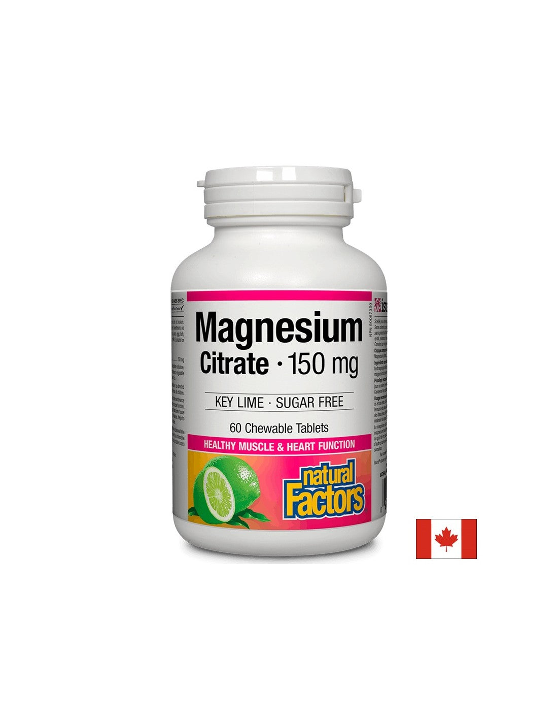 Magnesiumcitrat 150 mg - 60 kaubare Tabletten