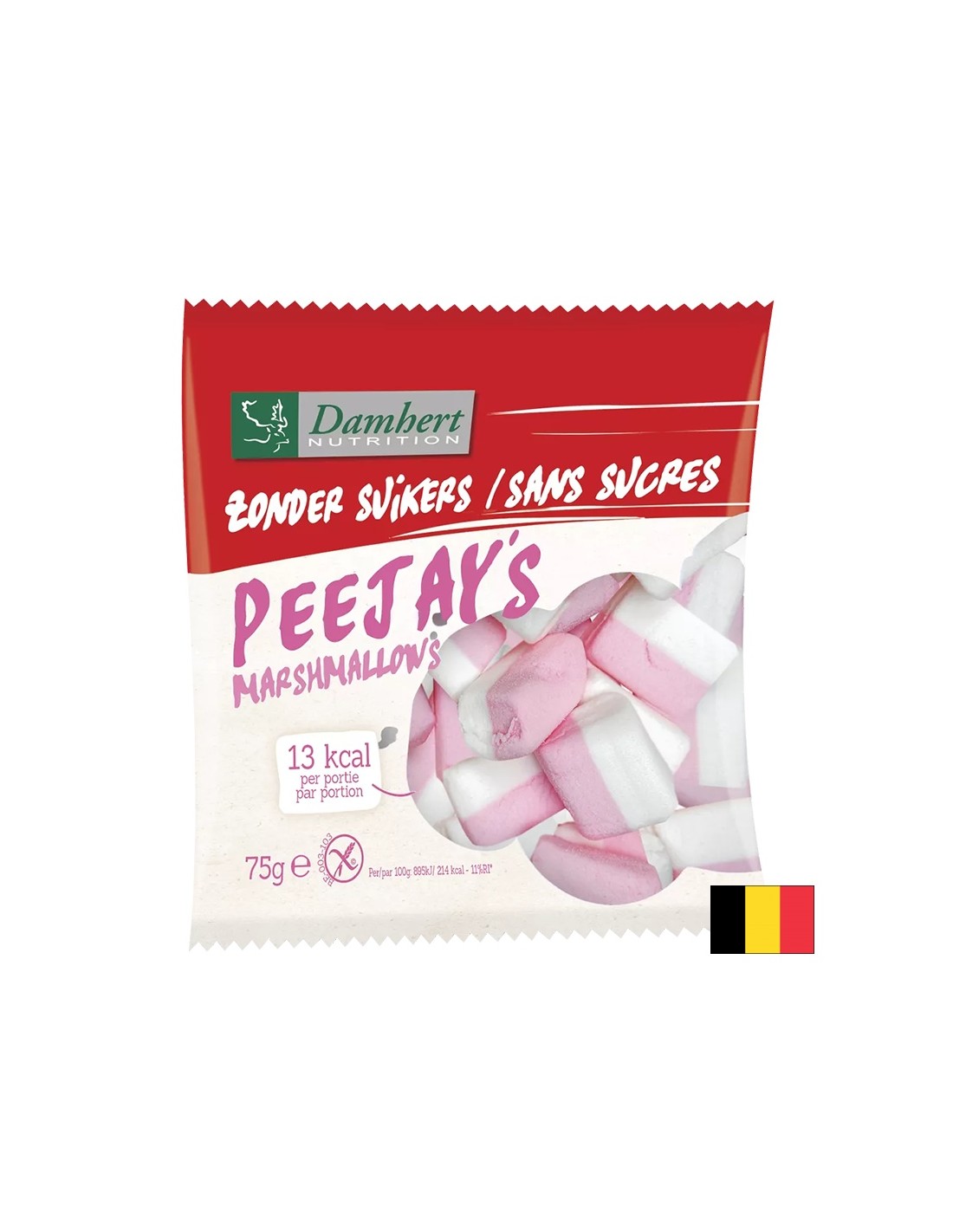 Marshmallow (ohne Zucker), 75 g