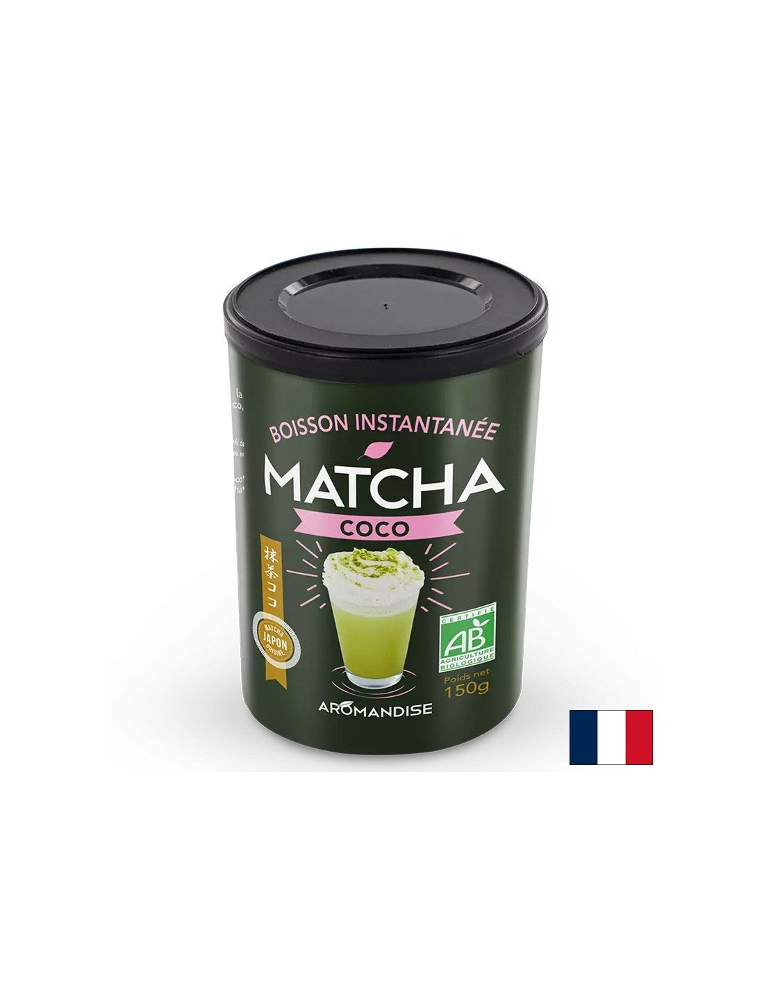 Matcha und Kokosmilch - Tonic Drink, 150 g, Pulver